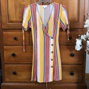 Junior Women’s Button-Down Mini Dress